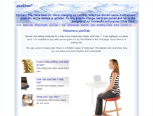 Tablet Screenshot of posture-chair.co.uk